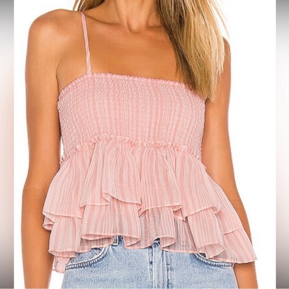 BB Dakota Ruffle Tank Top